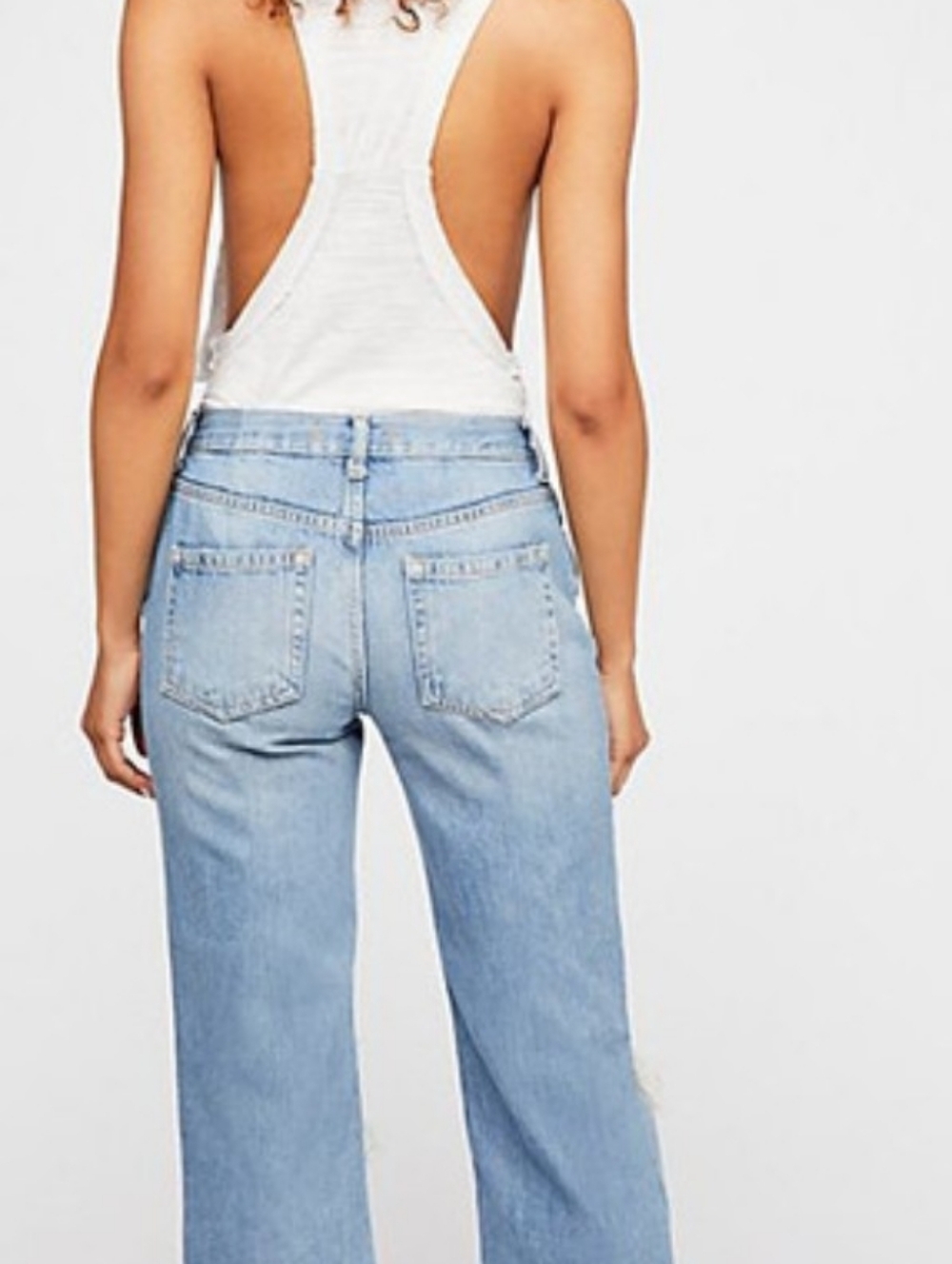 We The Free By Free People Maggie Midrise Cropped Frayed Jeans, NWOT, 28 - Picture 3 of 4